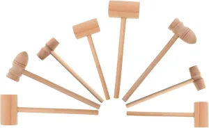 Girls Hammer Toy Easter Mini Hammer Wooden Boys and Girls Hammer ornamental tumble Toys Crab Hammer Small Hammer Kitchen Hammer Boys and 