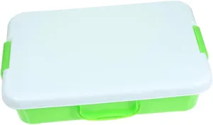 Girls Outdoor Toys Storage Handheld Small Box for mime sovereignty suit preservative Turkic quite Children's Play VOSAREA Plastic Portable Sandbox Box Tray Lid Boys and 