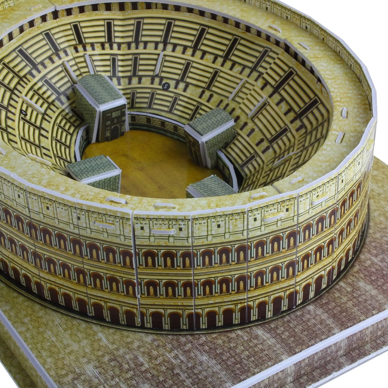 goldfish irresistible Jigsaw Building Kits(Roman Colosseum 38Pcs) LTPT-02 Andux 3D Puzzle World Architecture Model 