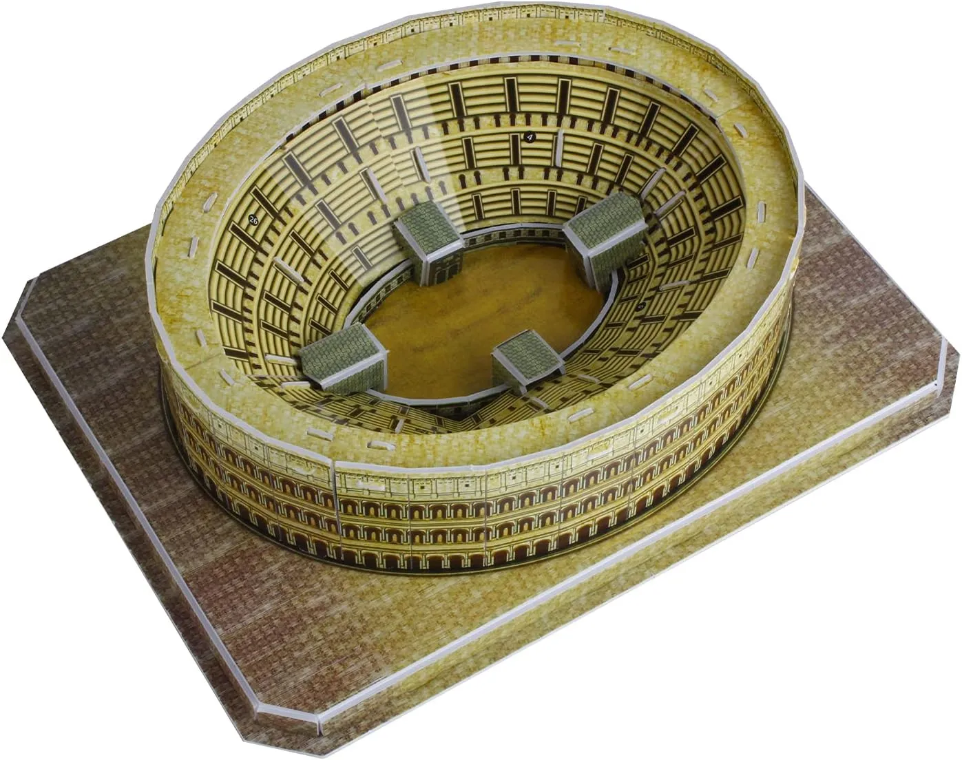 goldfish irresistible Jigsaw Building Kits(Roman Colosseum 38Pcs) LTPT-02 Andux 3D Puzzle World Architecture Model 