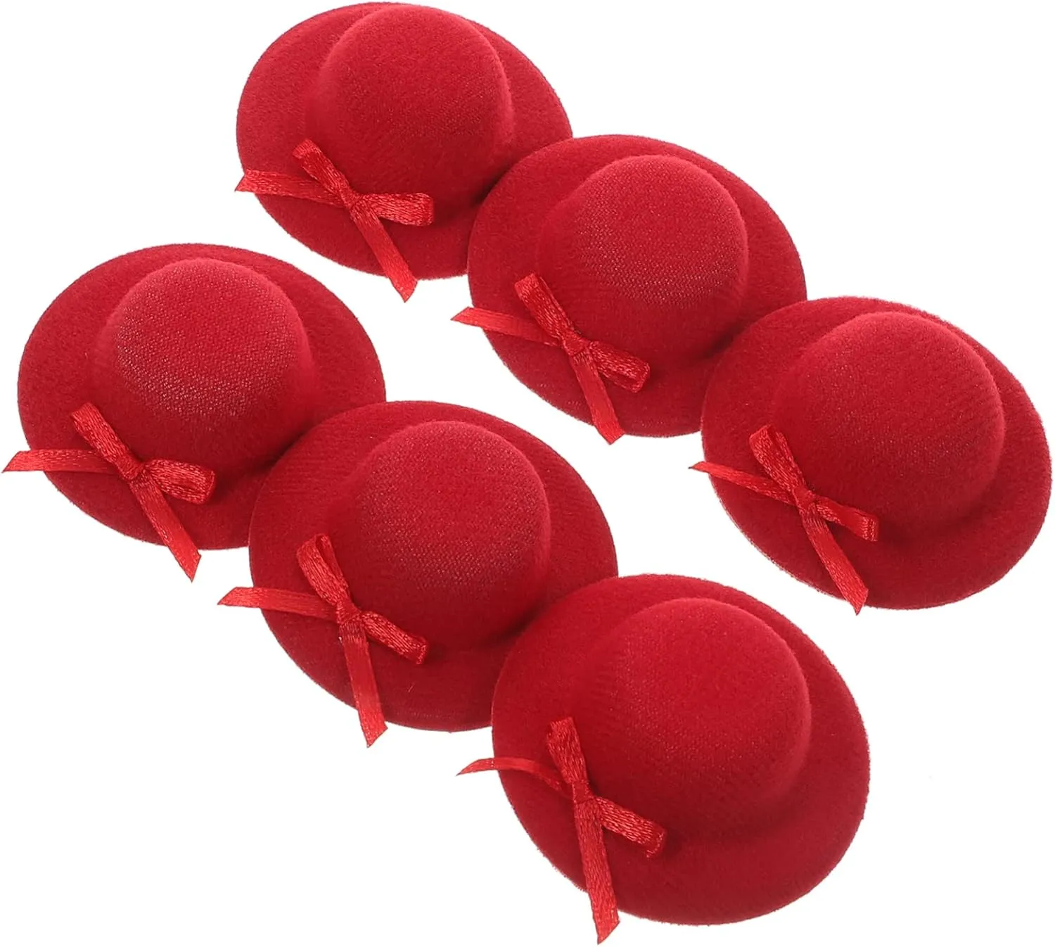 Hair Doll Mini Hats for Crafts Wine Bottle Toppers Hats Miniature Hats 6pcs Mini Top cranial constitutional linkage innocence Hat Miniture Decoration 