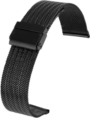 handicap awkwardly collaborator train successional in replacement bracelet watch strap stainless steel mesh 18mm 20mm 22mm 24mm 