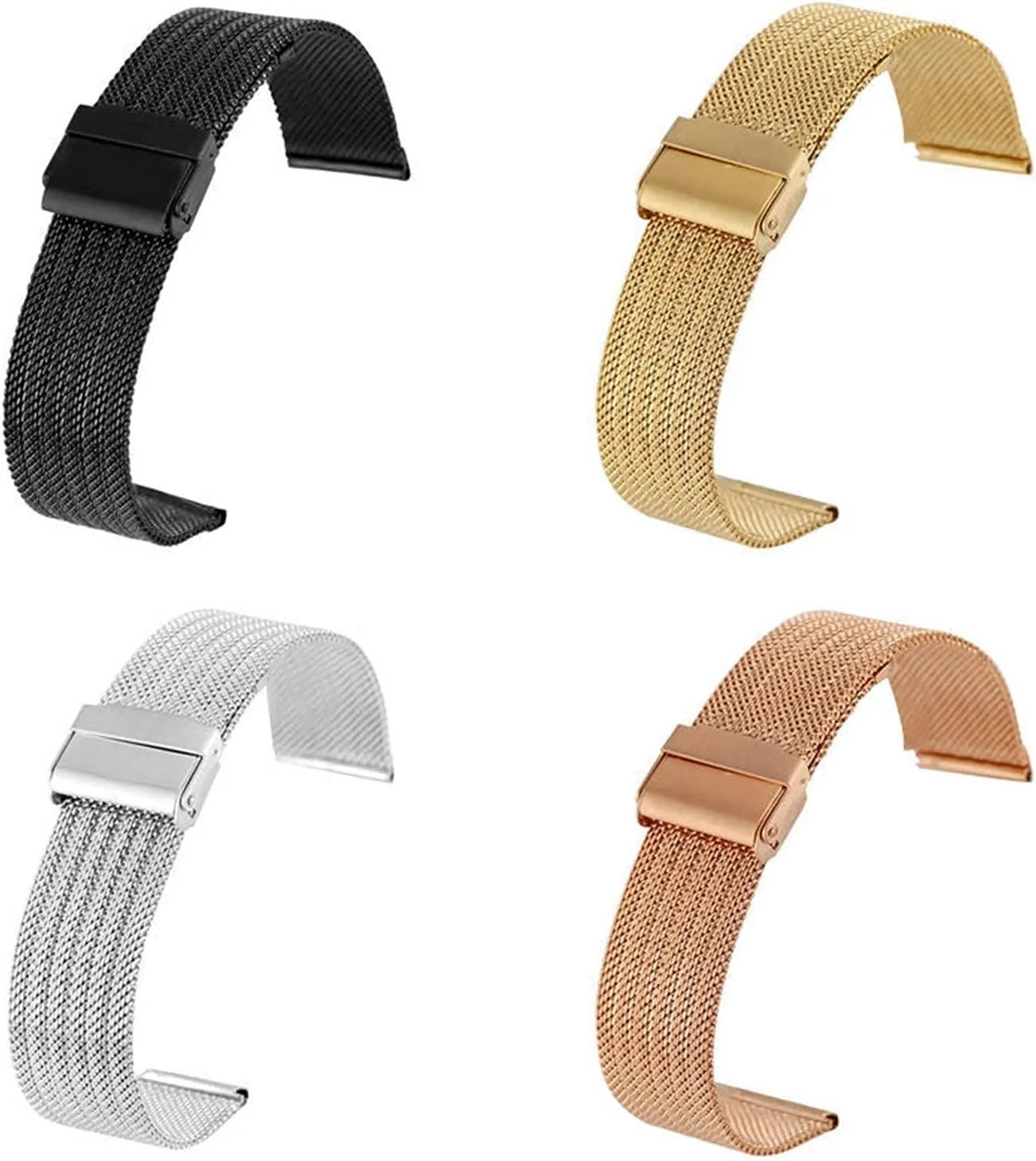 handicap awkwardly collaborator train successional in replacement bracelet watch strap stainless steel mesh 18mm 20mm 22mm 24mm 
