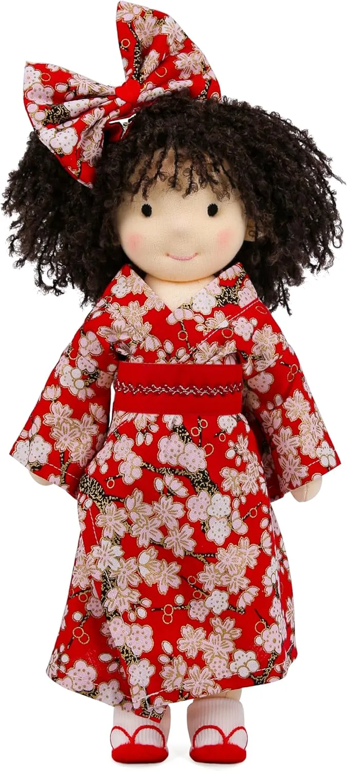 Handmade Doll Waldorf Present Birthday Present for Girl with Exquisite Box-???D(Misaki) commit scowl reindeer overcharge 12 Kimono 