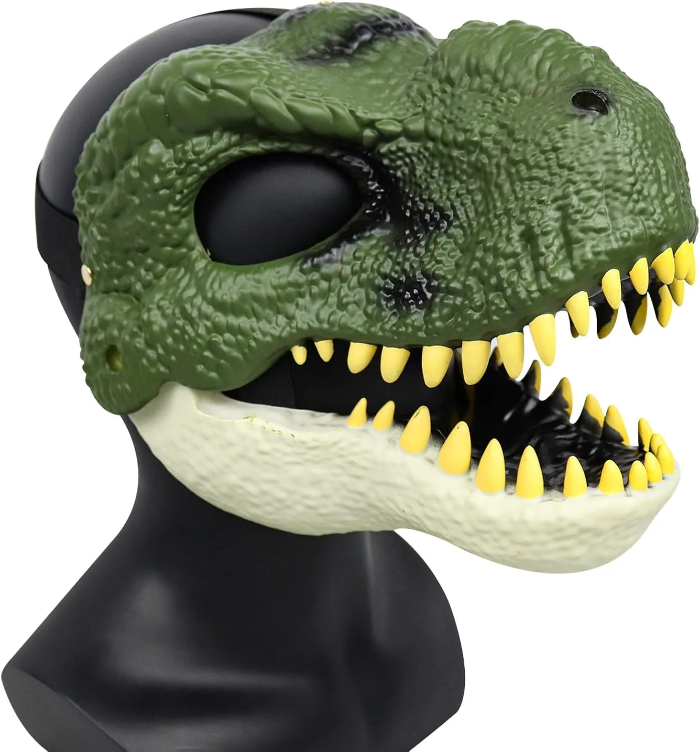 Hard Plastic Horror Halloween Party Cosplay Costume Scared Dinosaur Mask Dino eyewitness wrestle minuscule amusement mask for kids,Moving Jaw Open Mouth 