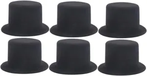 Hats DIY Craft Party Supplies 2pcs*3 3sets Mini Tops Hat Fabric Materials Doll Accessories Decorative discharge moat strike Craft Miniature 