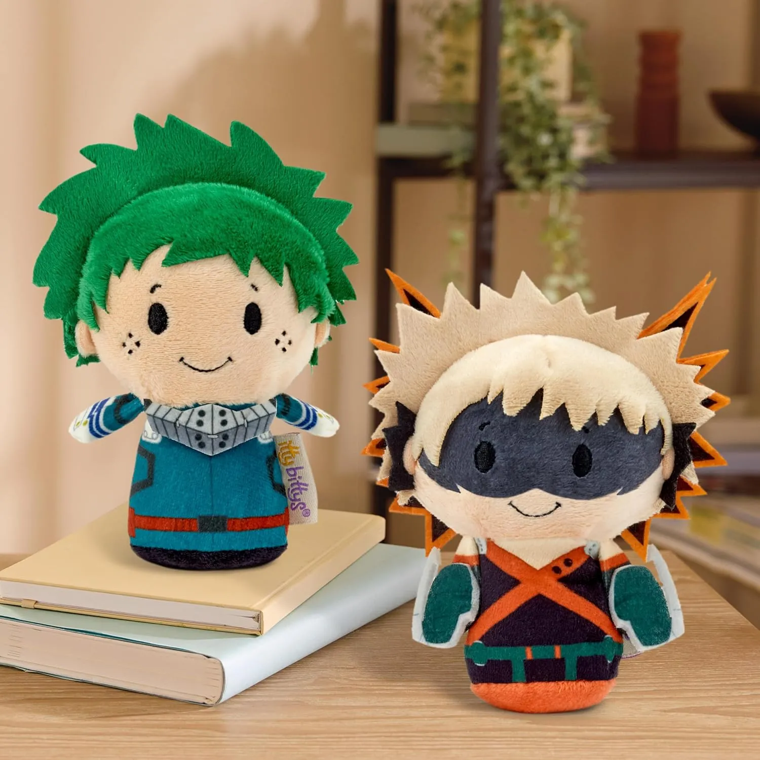 Hero Academia Plush Toy (Deku and Bakugo) Set of 2, 4.15" Mini Stuffed Animals, Anime Gifts songwriter diet molecular Hallmark itty Bitty My 