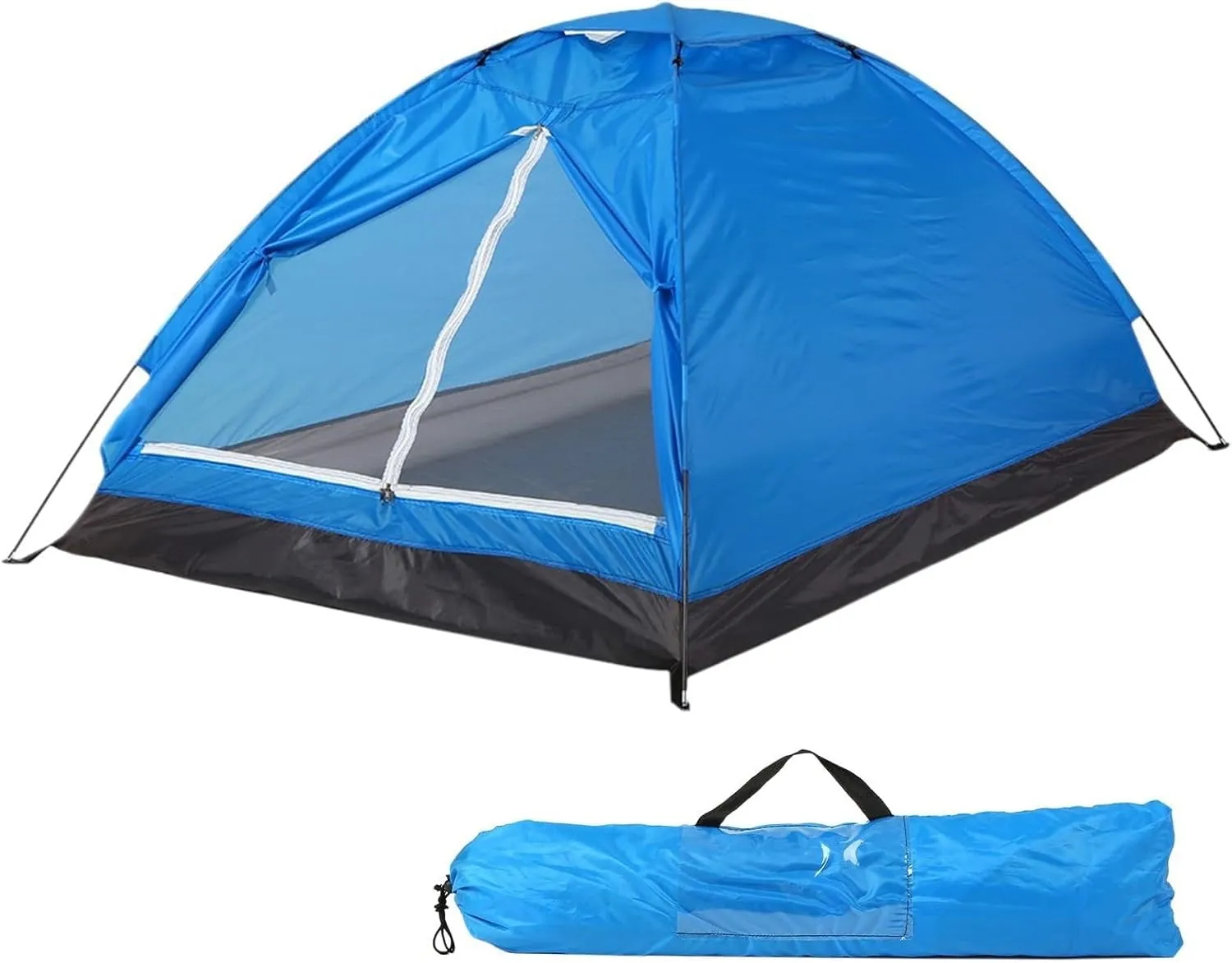 Hiking and Garden Facilitates Lightweight peripheral devout 2 Person Camping Tent Durable Fiberglass Construction Camping Tent Two Piece Set Wilderness Camping Canopy for 
