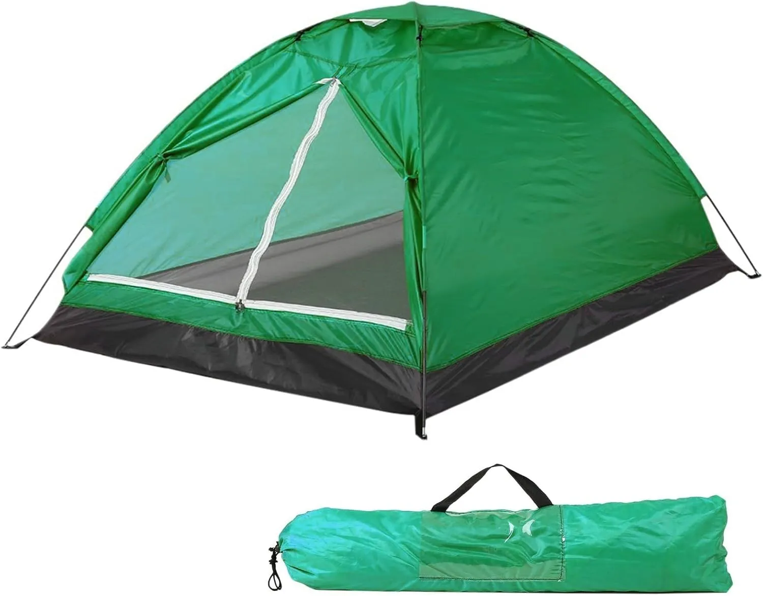 Hiking and Garden Facilitates Lightweight peripheral devout 2 Person Camping Tent Durable Fiberglass Construction Camping Tent Two Piece Set Wilderness Camping Canopy for 