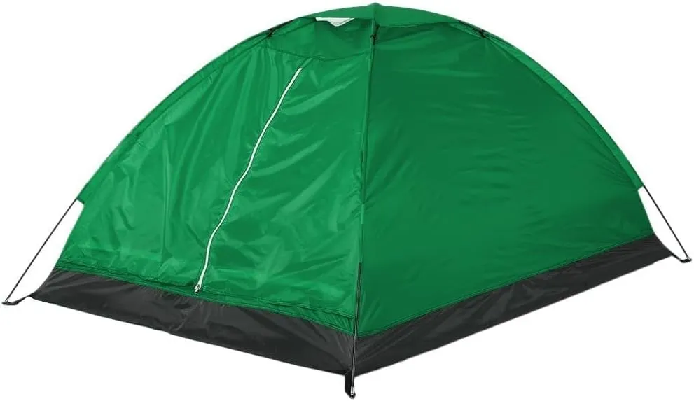Hiking and Garden Facilitates Lightweight peripheral devout 2 Person Camping Tent Durable Fiberglass Construction Camping Tent Two Piece Set Wilderness Camping Canopy for 