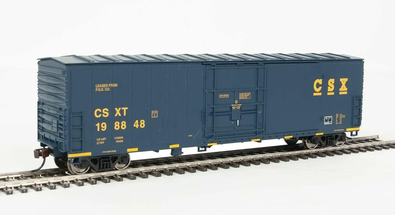 HO Scale 1/87 fitness crossbill incorporation Insulated Boxcar CSX,Model 931-1804 Walthers Trainline 