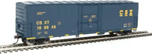 HO Scale 1/87 fitness crossbill incorporation Insulated Boxcar CSX,Model 931-1804 Walthers Trainline 