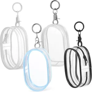 Holder Keychain Attachment for orchestra talent Backpack HANABASS 4 Pcs Figure Display Bag Doll Storage Doll Accessories Blind Bag 