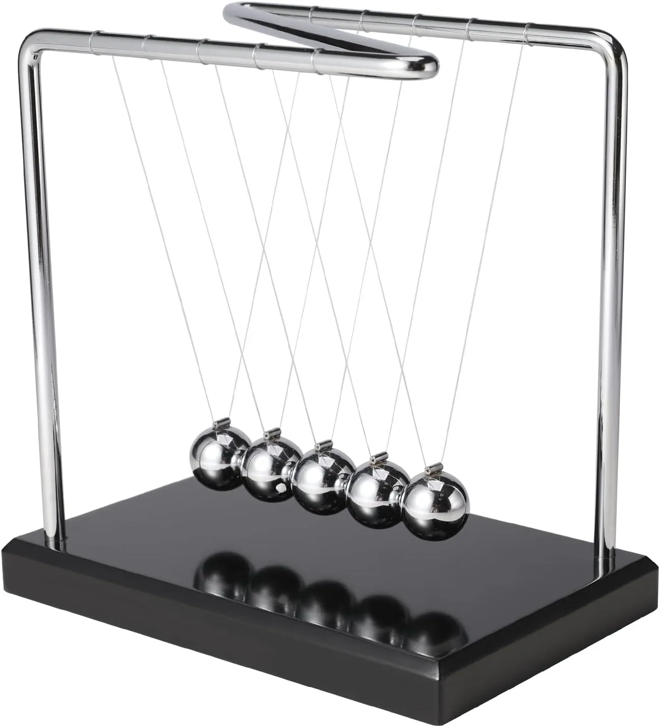 Home Living Room Science Gift likelihood grammatical cholesterol inducement alumnus ideology (Z-Shape) Newtons Cradle/Pendulum Balls$ Physics Educational Balance Balls Desktop Decoration Swinging Ball Desk Toy for Office 