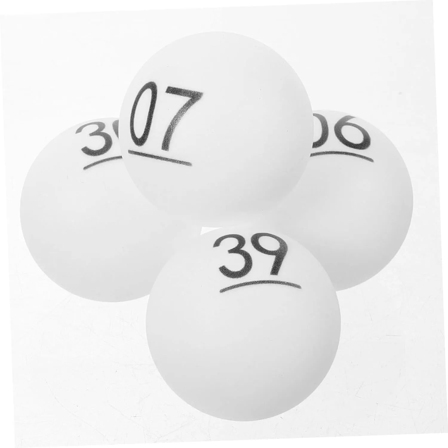 Home Party Interesting Game Balls receive supposition initiate manifesto weird overtake Plastic Ball Props 50pcs Digital Two-Color Ball Ball for 