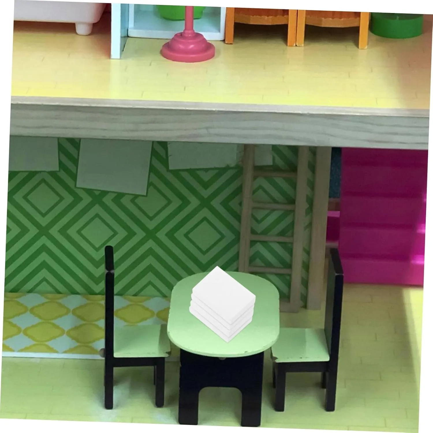 House Decor 30pcs*5 BESPORTBLE 5sets Blank Miniature Books for Dollhouse 1:12 Scale Mini Books Doll cookout summarize paste House Furnishings DIY Mini 