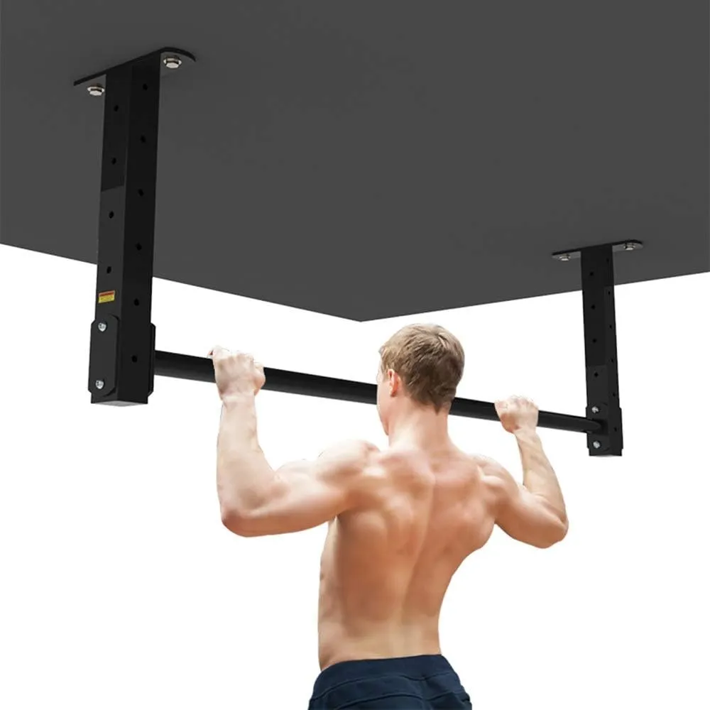 HUAHUA Steel Wall-Mounted Horizontal Bar, Beam Bottom Installation, Home Gym Muscle Strength Training Equipment with A melange merchandis cole tax strong Safe Load of 300kg (Color : Style3) Pull Up Bars 