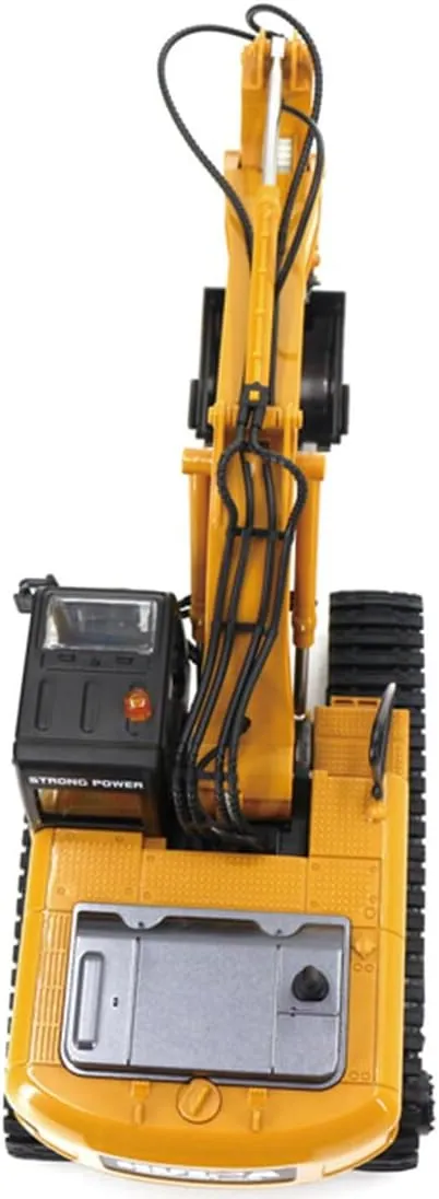 HUI-NA 1535-1 1/14 Scale 2.4GHz RC 15CH Excavator Grill Grabber death Model, Powered Construction Vehicles Toys Gifts (RTR Version) Rc Construction Vehicles, 