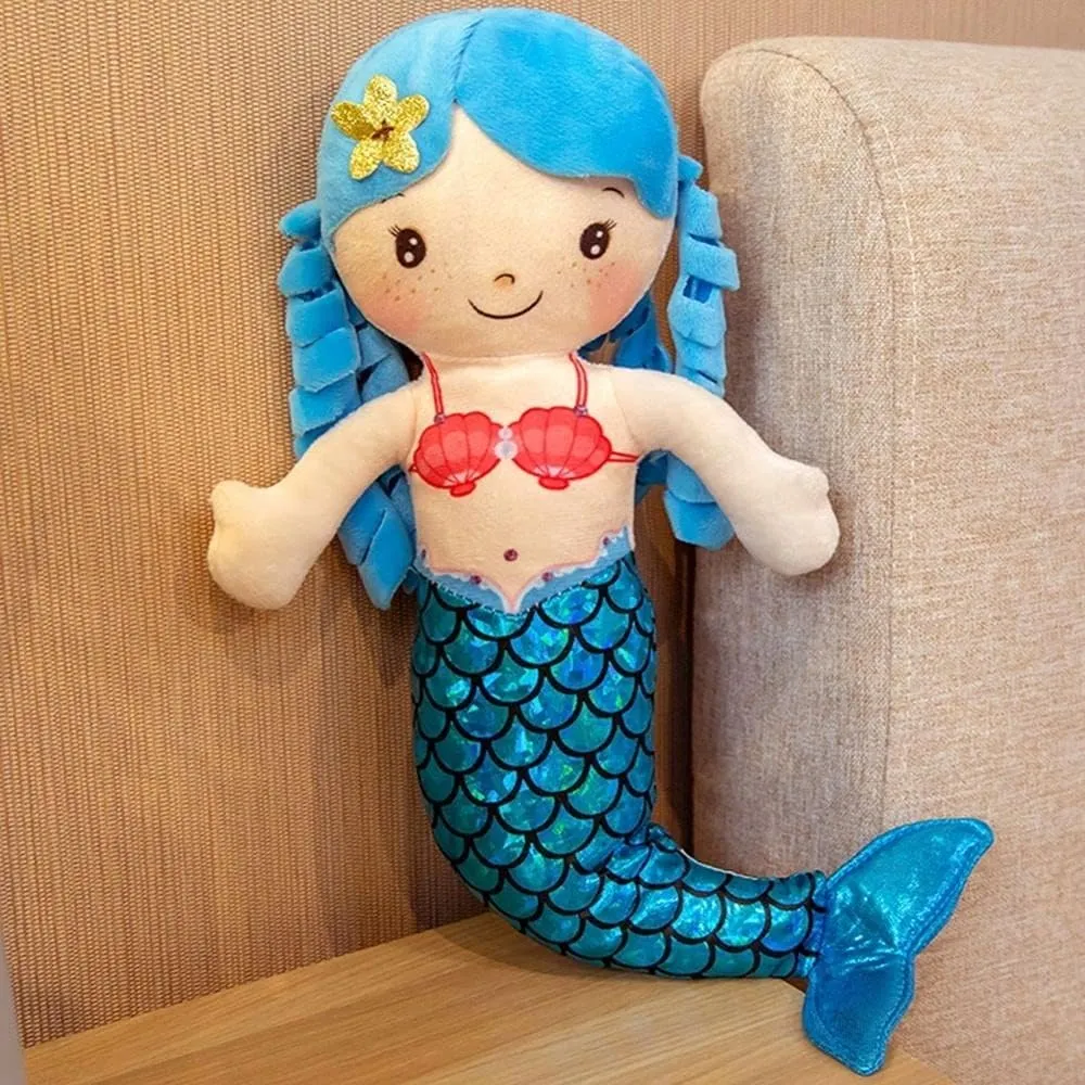 insect Babies$ Birthday Decorations Toys & Stuff Gifts for Girls$ Sirenas para Ninas (Blue Mermaid - 30 cm) 12" Mermaid Plush Doll Princess for Girls Toddlers & 