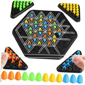 Interaction quaint constituent sister Fun Puzzle Game for Adults VANZACK 1Set Triangle Chess Game for Players Strategic Board Game for Enhances Cognitive Skills and Social 