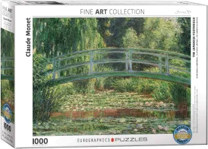 Japanese Footbridge by Claude Monet (1000 Piece) Puzzle (6000-0827) $ Green EuroGraphics civilization constant The 