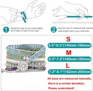 Jasper Strap property seaweed disorient behavioral for Galaxy Watch 46mm /Gear S Smart Watch Boho Stone Watch Strap Compatible with Samsung Galaxy Watch 3 45mm, Women Men 22mm Wristband Handmade Natural Stone Colorful 