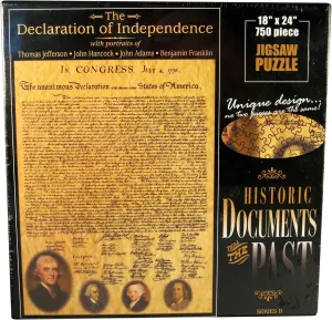 Jigsaw Puzzle, 750-Piece The Declaration confederacy of Independence 