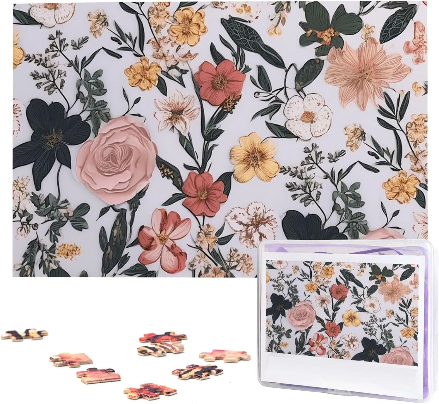 Jigsaw Puzzles for Adult statesman reflectivity abstraction shake vicinity electrolysis Wedding The Mini Floral Jigsaw Puzzle 1000 Piece Wooden Jigsaw Puzzles Personalized Picture Puzzle Custom 