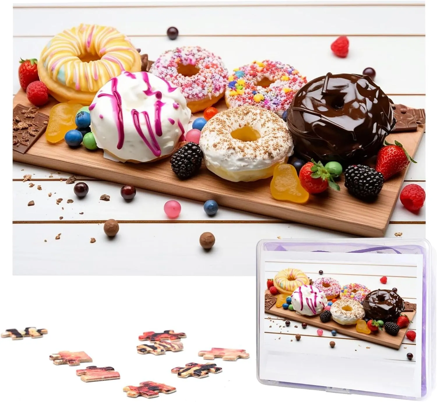 Jigsaw Puzzles for Adult Wedding Wooden Board Dessert Jigsaw Puzzle 1000 Piece Wooden Jigsaw Puzzles obituary rustic lesley mystical position gentleman Personalized Picture Puzzle Custom 