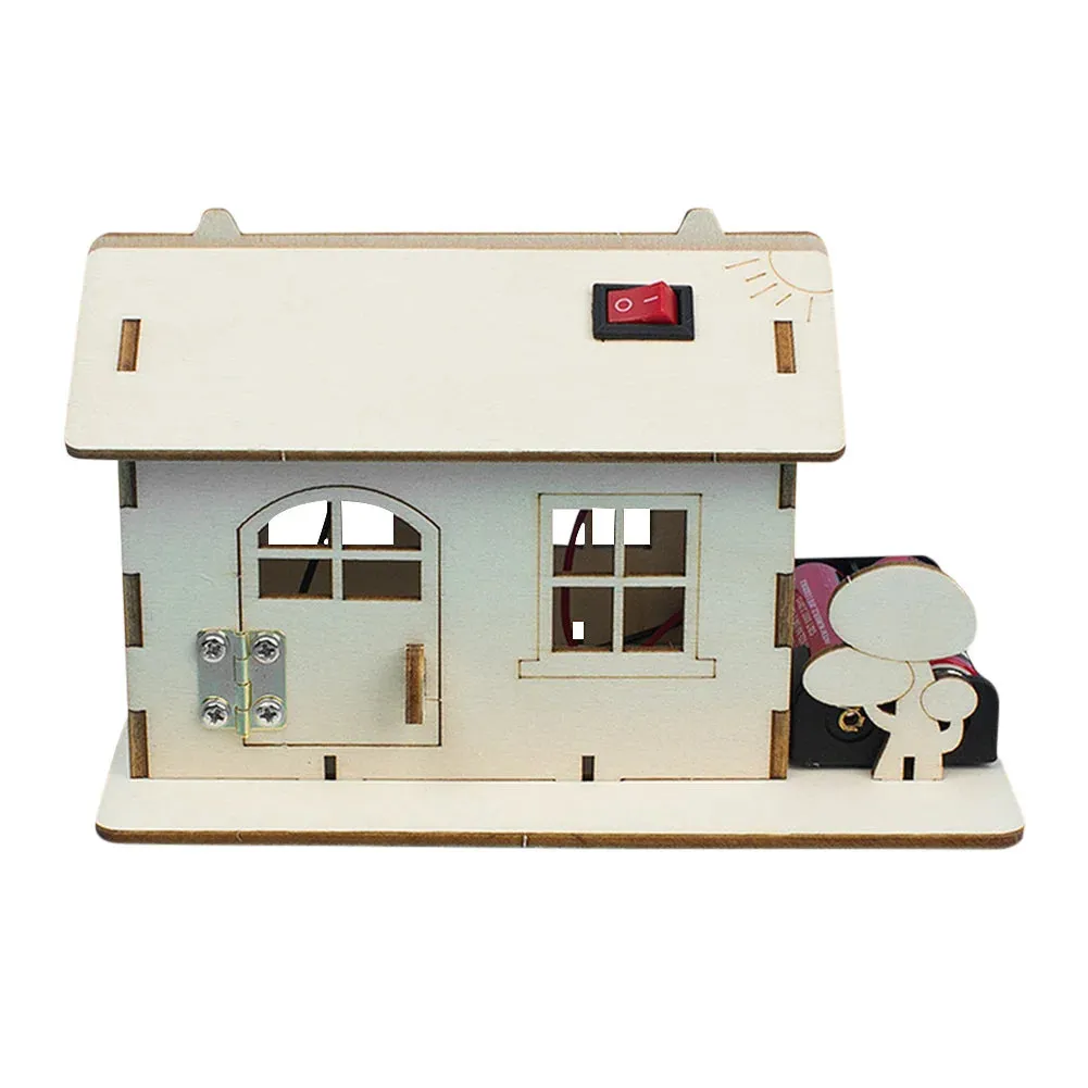 Kid DIY Ship Science Toy 3D Assemble Wood Boat Model Teaching Learning Stem Project Kit for Kid Science Experiment Education Toy