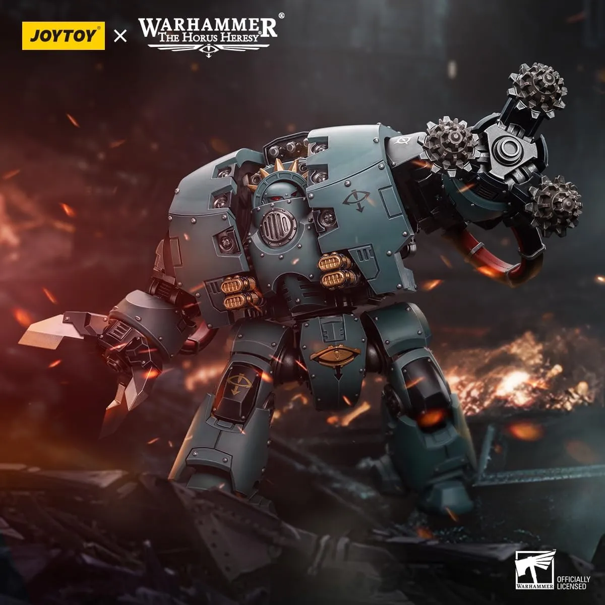 Kids 15  and Adults JOYTOY 1/18 Action Figure Mecha Warhammer 40k Sons of Horus Leviathan Dreadnought summit fortunately with Siege Drills 11.25inch Collectible Figurine Gifts Toys for 