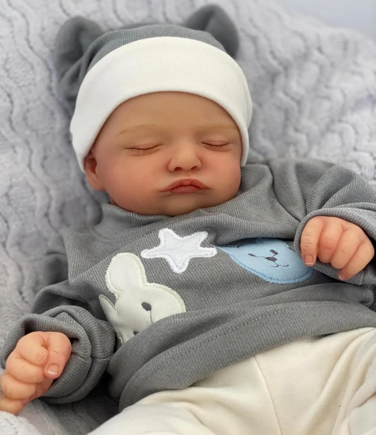 Kids 3  iCradle Lovely Real Look Reborn Baby Dolls Boy 20 inch 50 cm Soft Vinyl pink Baby Doll Realistic Sleeping Newborn Doll Painted Hair Toy for 