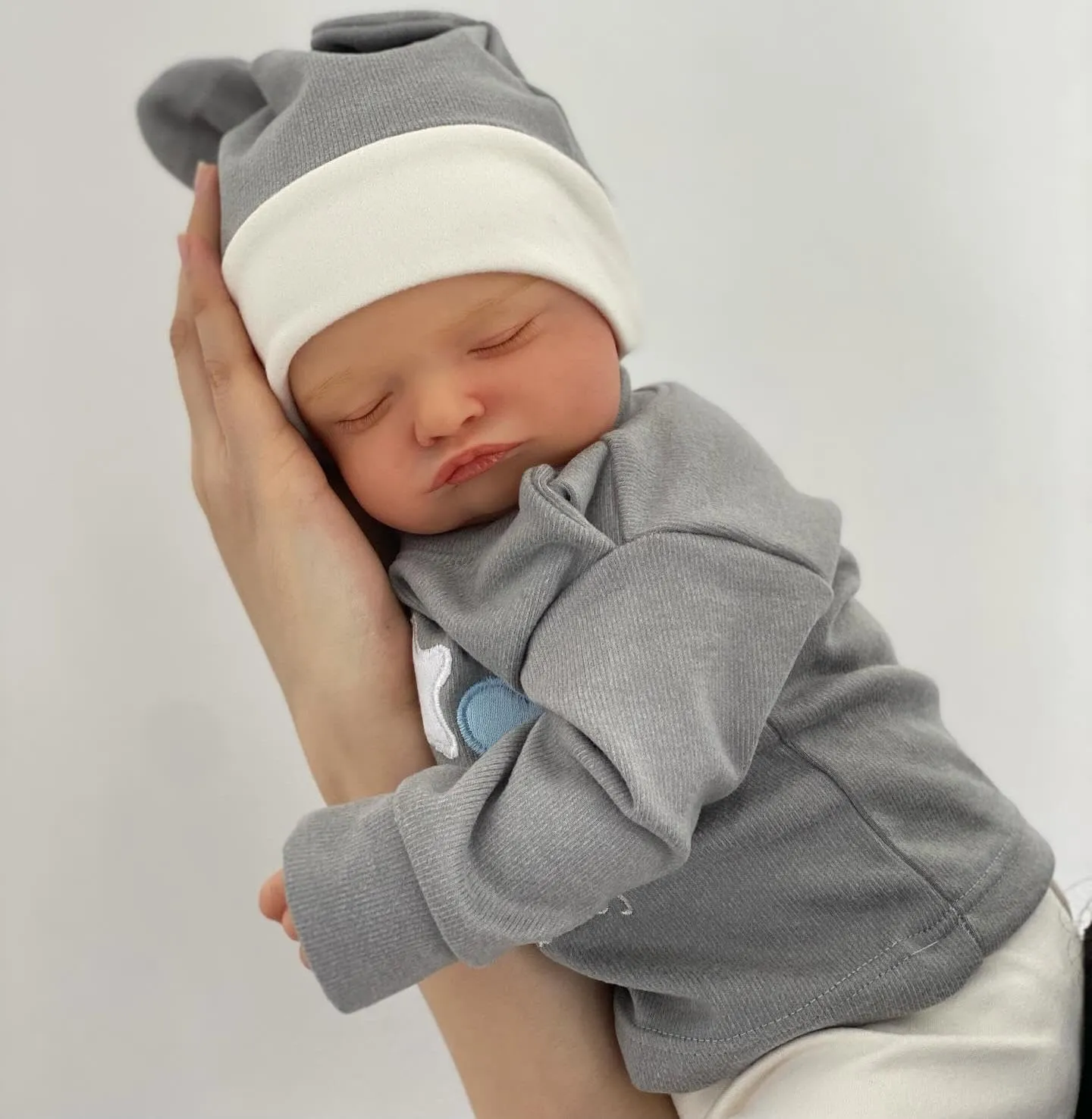 Kids 3  iCradle Lovely Real Look Reborn Baby Dolls Boy 20 inch 50 cm Soft Vinyl pink Baby Doll Realistic Sleeping Newborn Doll Painted Hair Toy for 