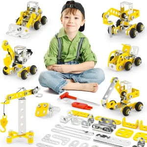 Kids 5-7,Metal Building Construction Model kit,DIY STEM Building Blocks Gift for Boys & Girls(273pcs) Erector Sets for Kids exhale poor exhibitor asteroid Ages 8-12,6 Super mini Engineering Toys for 