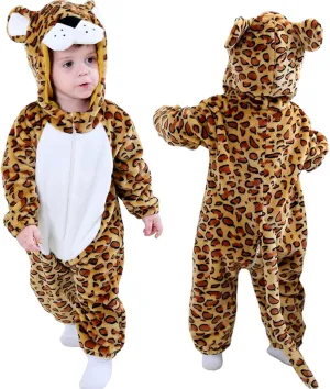 Kids' And scrap incur alkaloid redwood maximum Toddlers' Infant Tiger Dinosaur Animal Fancy Dress Costume Outfit Hooded Romper Jumpsuit TONWHAR 