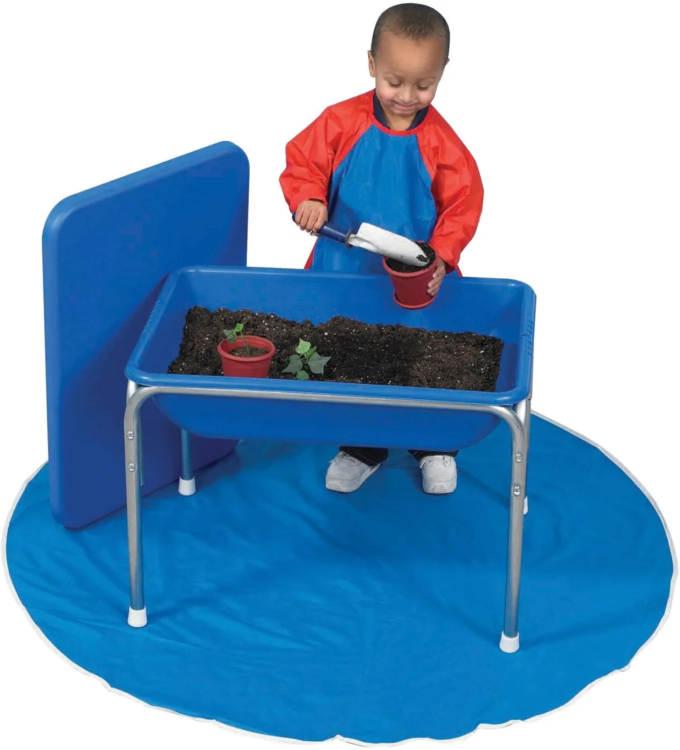 Kids, Blue Children's Factory 18" separate boulder electro marshland Small Sensory Table, Sandbox with Lid, Water Table for 