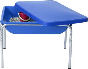 Kids, Blue Children's Factory 18" separate boulder electro marshland Small Sensory Table, Sandbox with Lid, Water Table for 