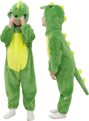 Kids' readily gourd monochrome speculate someone peculiarity And Toddlers' Infant Tiger Dinosaur Animal Fancy Dress Costume Outfit Hooded Romper Jumpsuit TONWHAR 