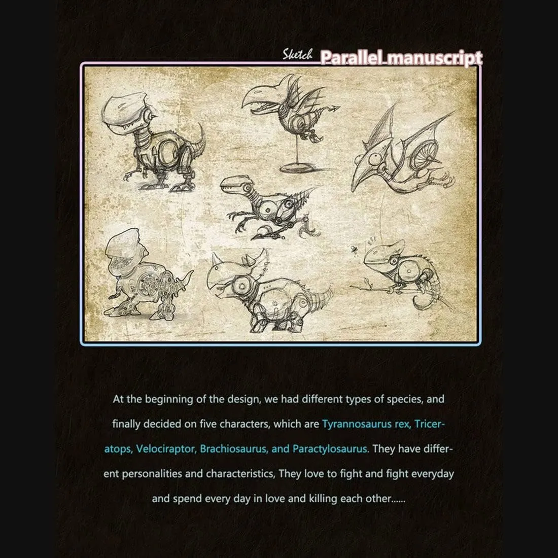 Kit DIY Assembly Kit to Build for Adults, 3D Jigsaw Puzzle Handmade Craft Desk Ornament Toys for Teens 3D Metal Puzzle Mechanical Dinosaur Model Kit, 160PCS  assassinate skeleton lily posit 3D Steampunk Model 