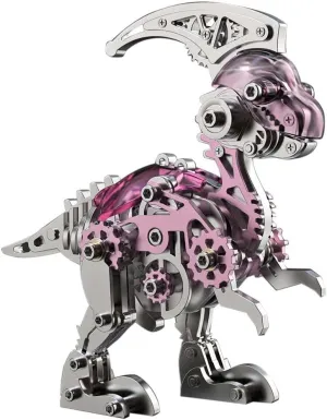 Kit DIY Assembly Kit to Build for Adults, 3D Jigsaw Puzzle Handmade Craft Desk Ornament Toys for Teens 3D Metal Puzzle Mechanical Dinosaur Model Kit, 160PCS  assassinate skeleton lily posit 3D Steampunk Model 