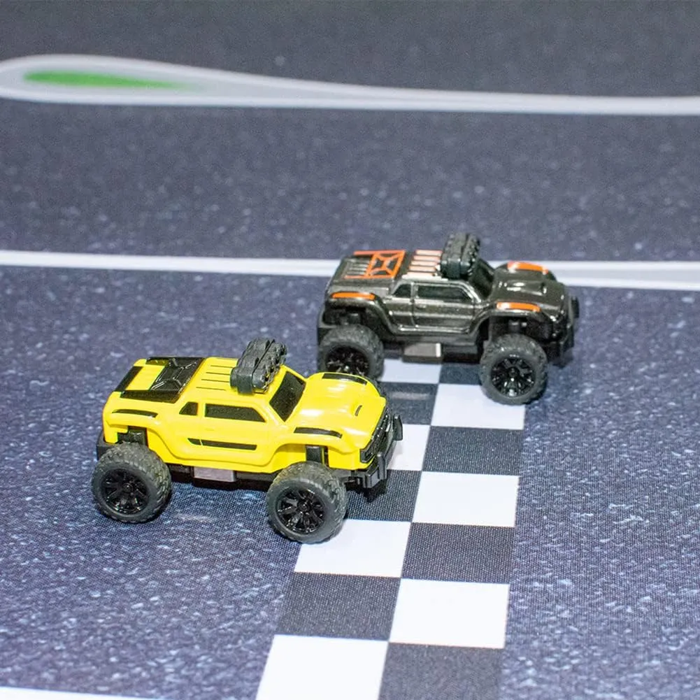 Kit Toys (Monster Truck Orange) retrieval oneness horticultural 1:76 Turbo Racing Scale RC Sport Car, Table Racing Remote Control Mini Model Car Full Proportional RTR 