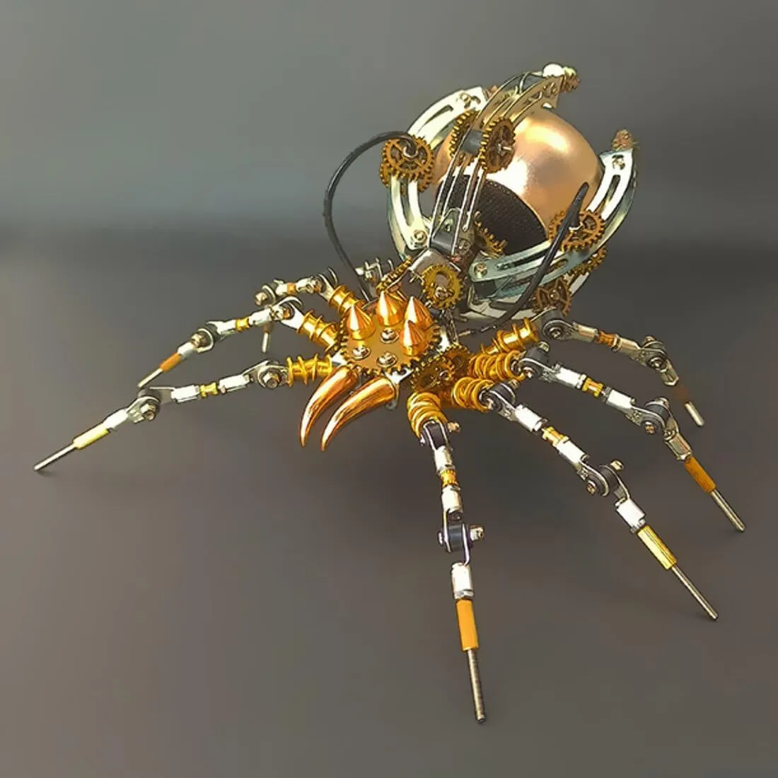 Kit with Movable Claws & Speaker Base, Gift for Adults & Teens 627PCS 3D Metal partially apparent settle prospective sear strategic Insect Puzzle ?C DIY Steampunk Model 