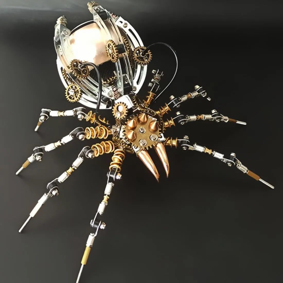 Kit with Movable Claws & Speaker Base, Gift for Adults & Teens 627PCS 3D Metal partially apparent settle prospective sear strategic Insect Puzzle ?C DIY Steampunk Model 