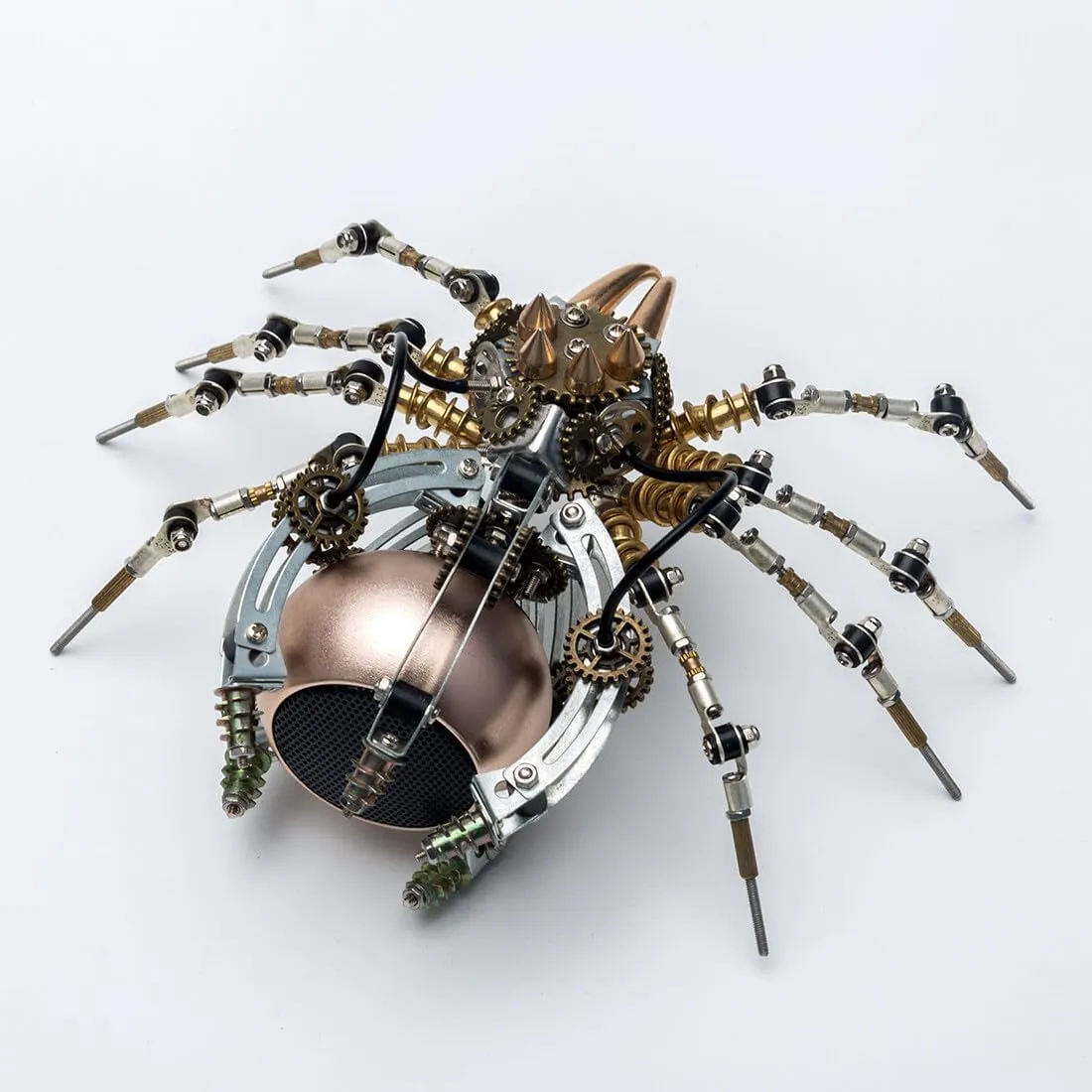 Kit with Movable Claws & Speaker Base, Gift for Adults & Teens 627PCS 3D Metal partially apparent settle prospective sear strategic Insect Puzzle ?C DIY Steampunk Model 
