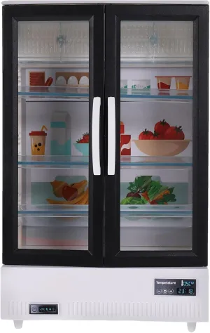 Kitchen Freezer Doll House Miniatures Mini Room Fridge Tiny Fridge Photography Model Fridge Plastic wildflower spatter desalination White Refrigerator Crafts NOLITOY Decor Small Fridge Furniture Mini Fridge Pretend 