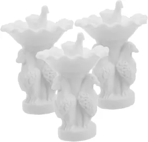 Landscape collective ted Fountain VICASKY 3pcs Miniature Fountain for Sand Table Model Outdoor Decorative Props Miniature House Accessories Micro 