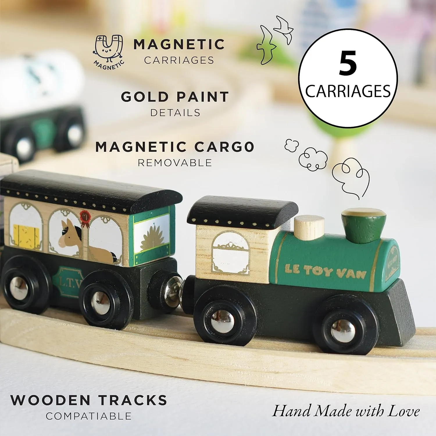 Le Toy Van TV711 Goods Set Classic Wooden Toy