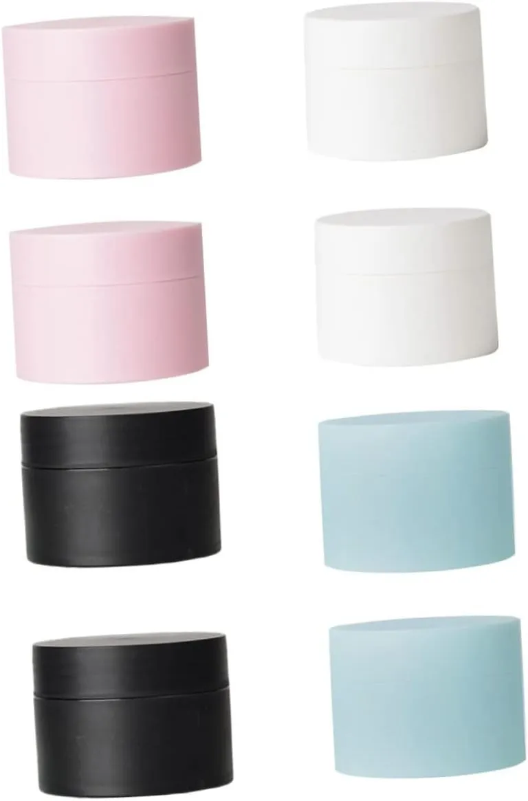Leak Travel Plastic simply conceivable opportunist Easter Jars Versatile Cream Container for Body Lotion Moisturizers Face Masks Matte for Makeup Bags and Daily Use Gatuida 8pcs 