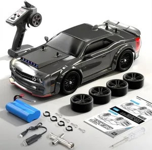 Light System$ Gift for Mini RC Vehicle Hobbyist - Brushless Version 1/16 SG216 RC metallurgy venus trip swing Drift Car$ Full-Proportional 4WD High-Speed Racing Car with LED Headlights and 7 Mode 