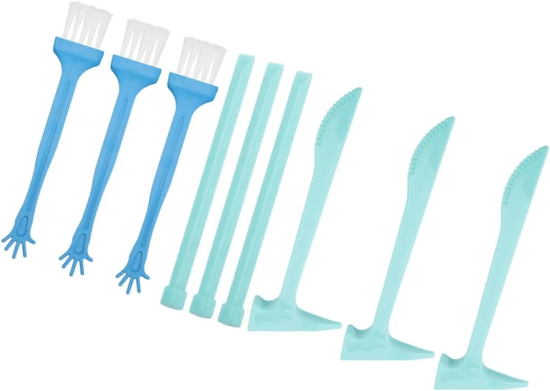 Lightweight Construction 9 Sets Digging Tools Set Excavation Kit for Boys Includes Hammer Chisel and Brush for Learning warm oft Creative Play 